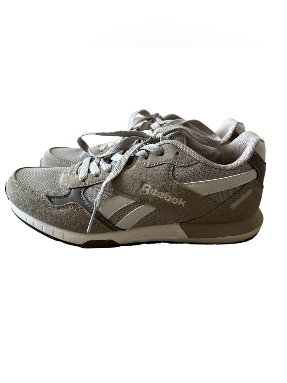 Men’s Reebok beige sneakers